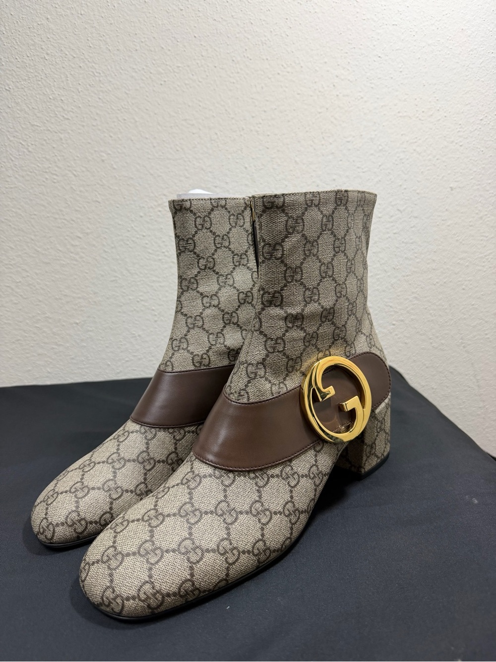 Gucci Blondie GG Supreme Canvas Boot